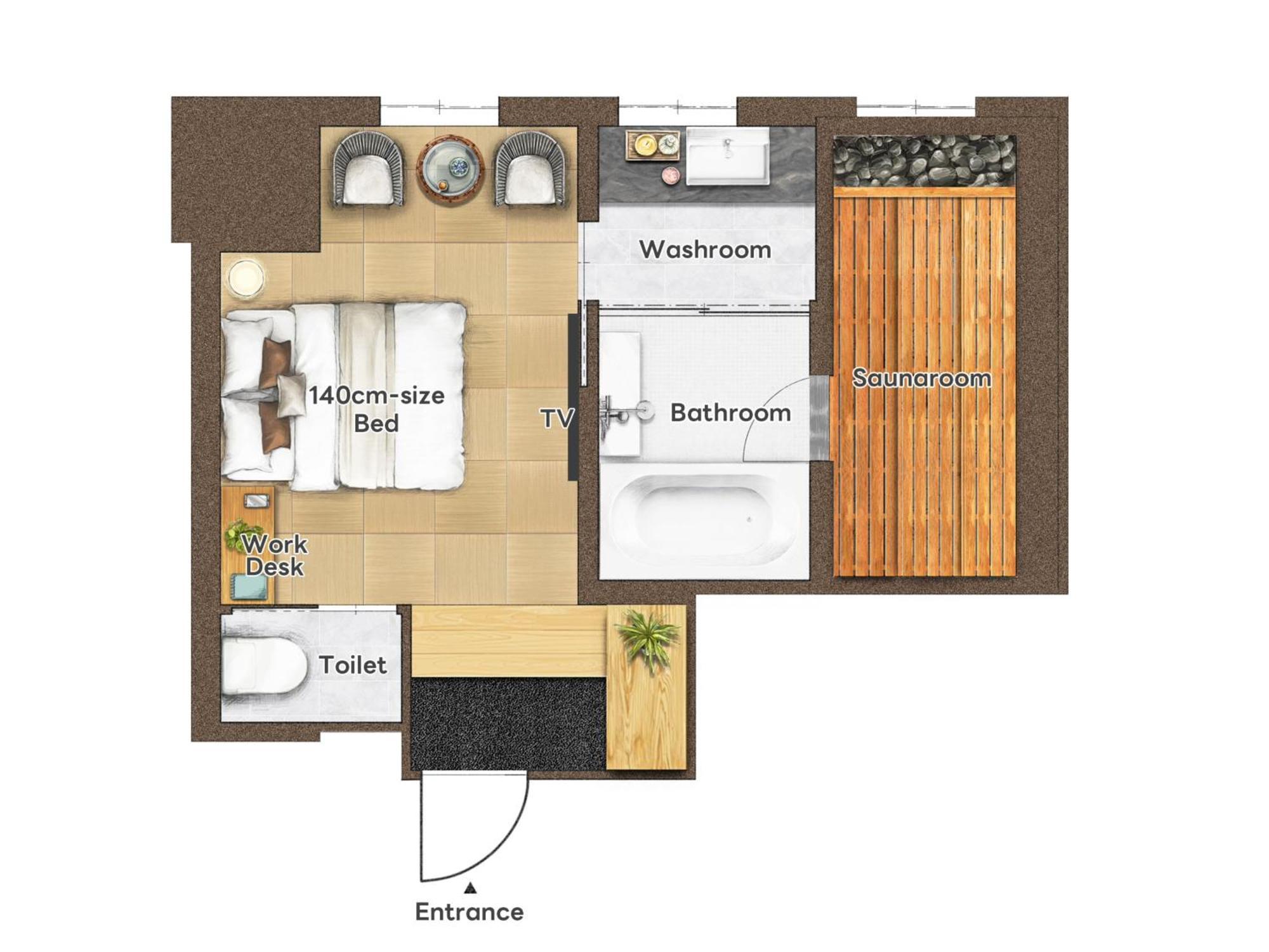 Double room Private Sauna